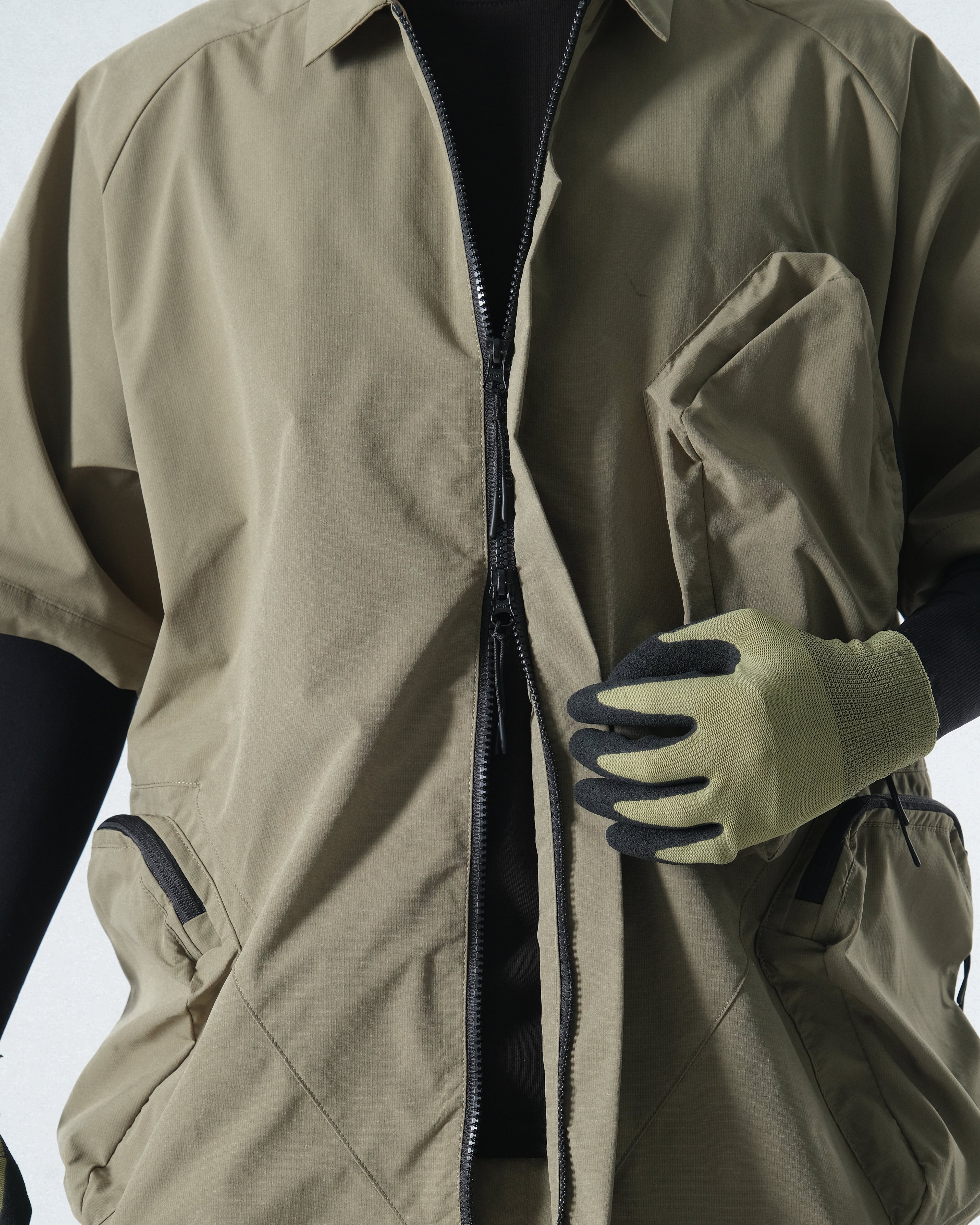 Capsule 03 / CST-118 Split Shirt  (Green)