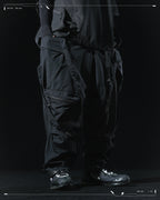 SS23 / 12 —  P23-129 Rollable Pocket Pants  (Black)
