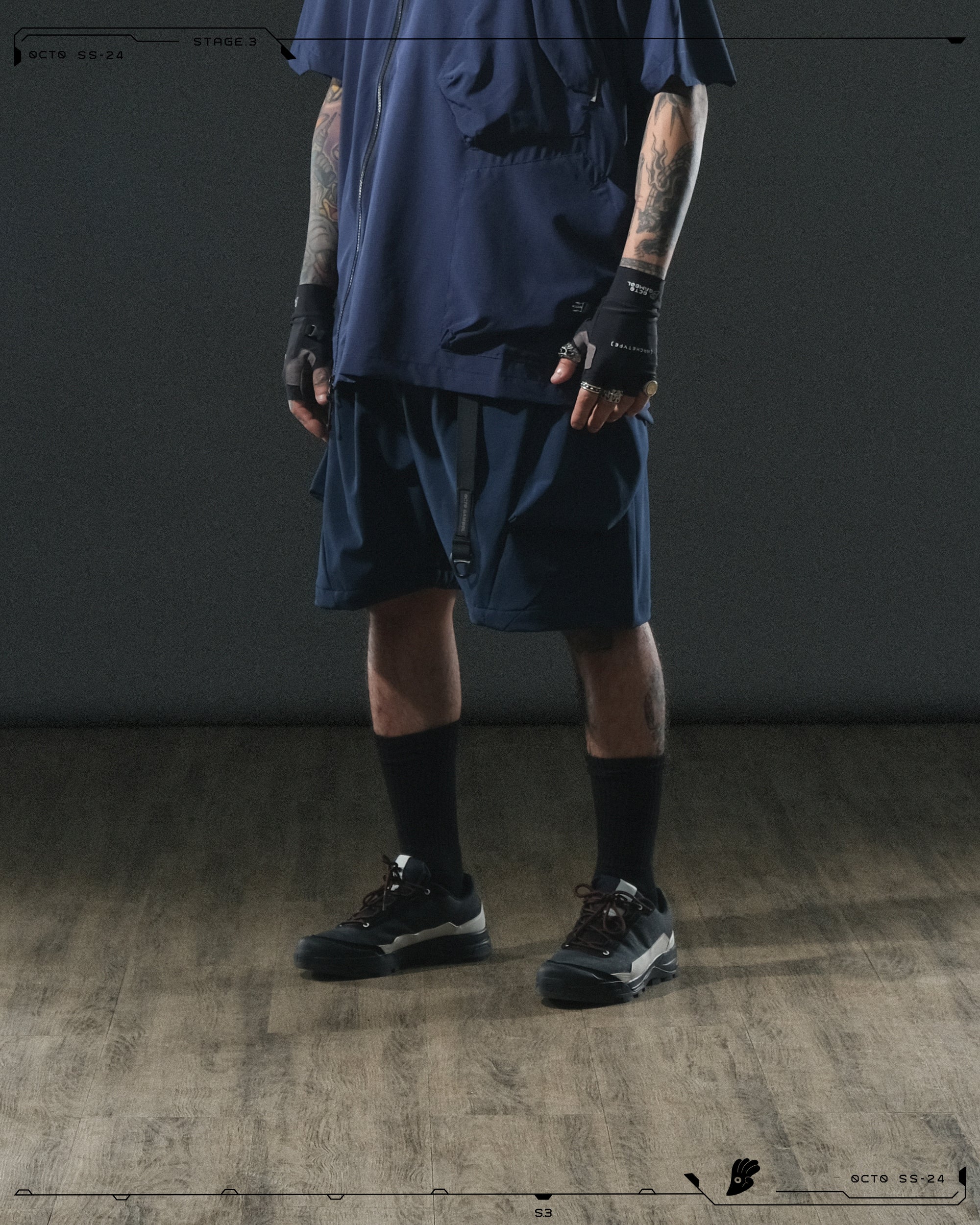 S24 / 15 — S-04  Agility Sukkiri Shorts  (Aegean Blue)