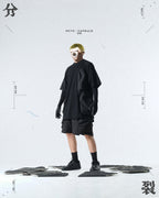 Capsule 03 / CST-119  Split T-shirt  (Black)