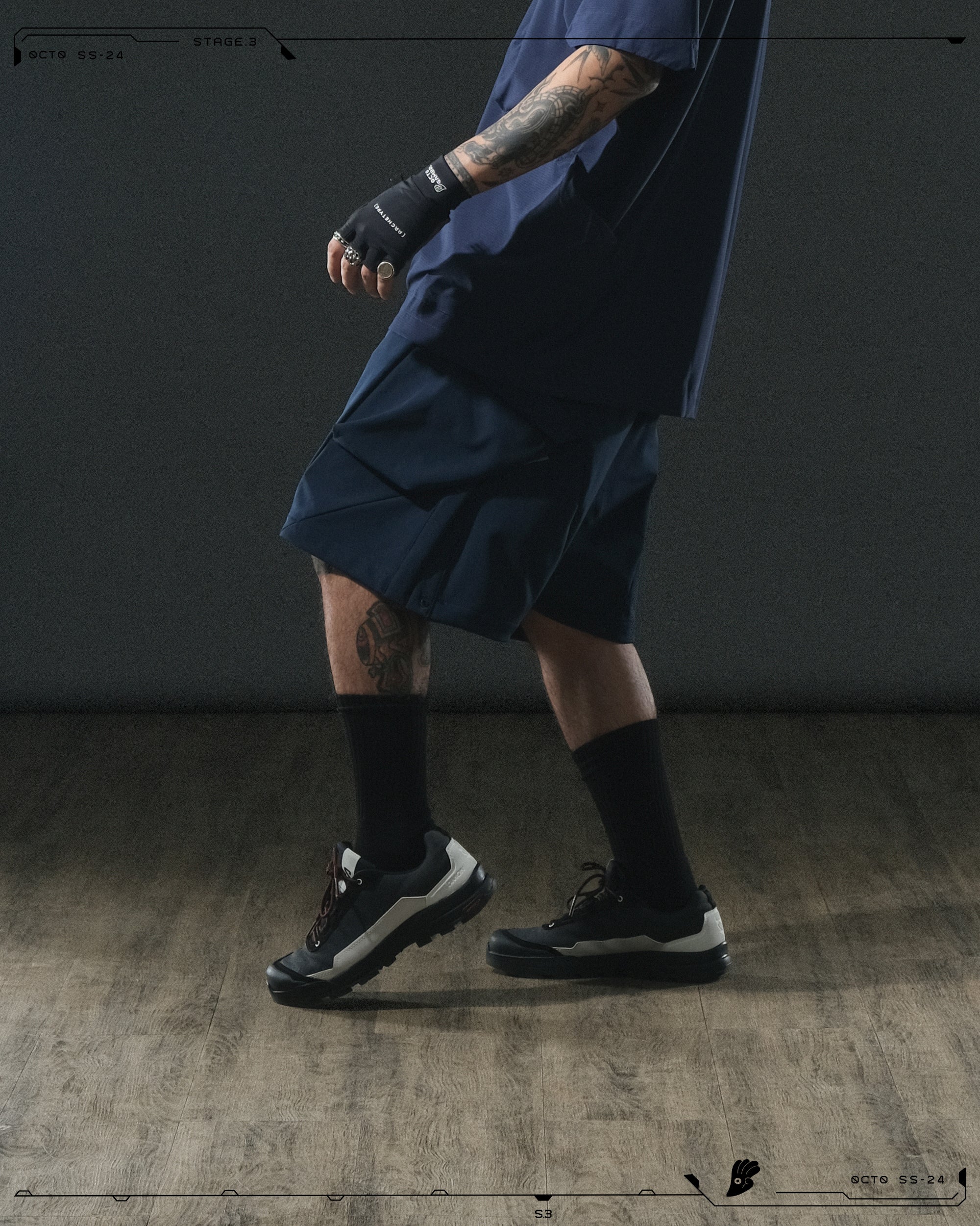 S24 / 15 — S-04  Agility Sukkiri Shorts  (Aegean Blue)