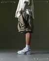 SS23 / 10 —  S23-069 Zip and Breathable Shorts (Khaki)