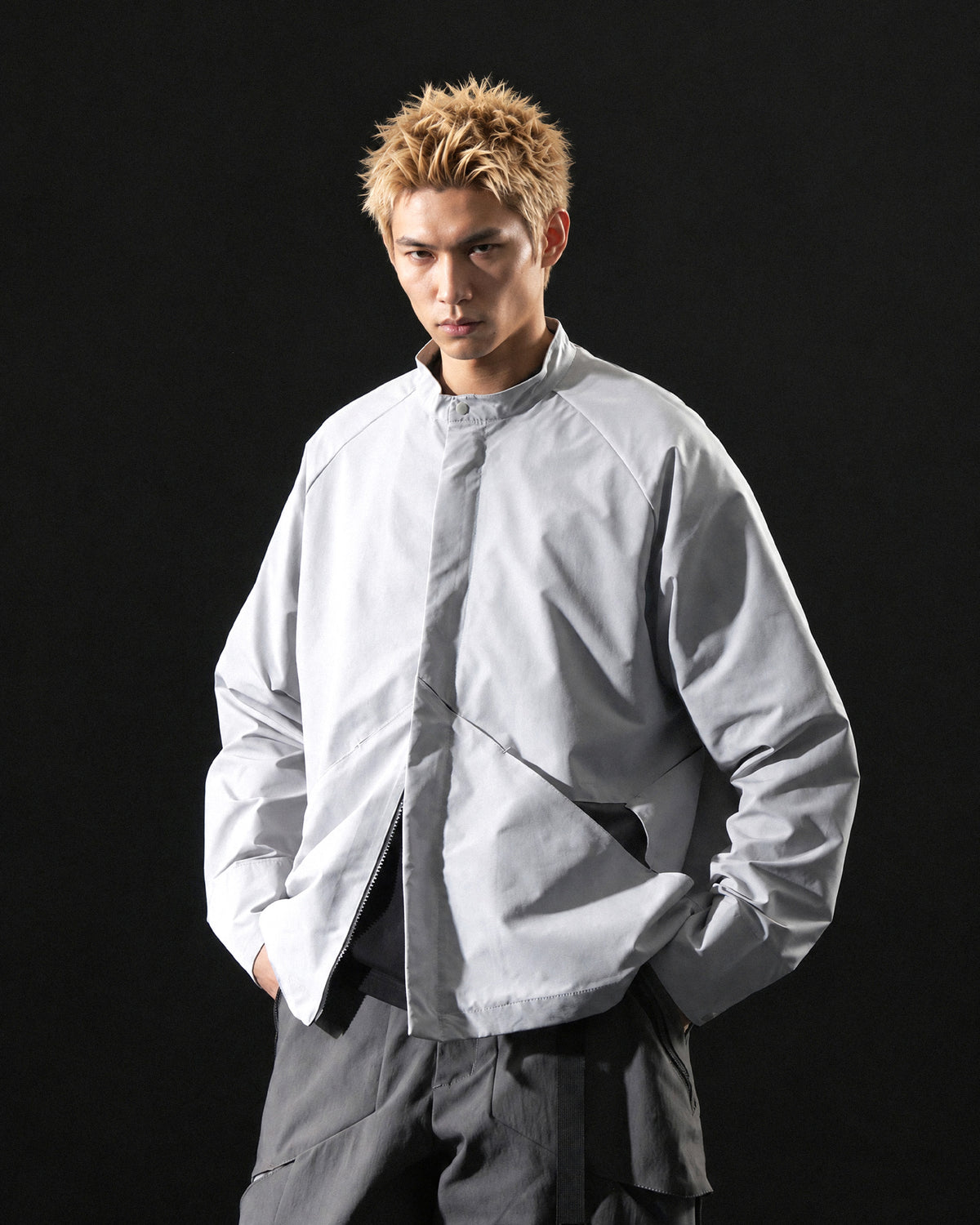 A26-S1-ST / Visor Layer Shirt (Grey)