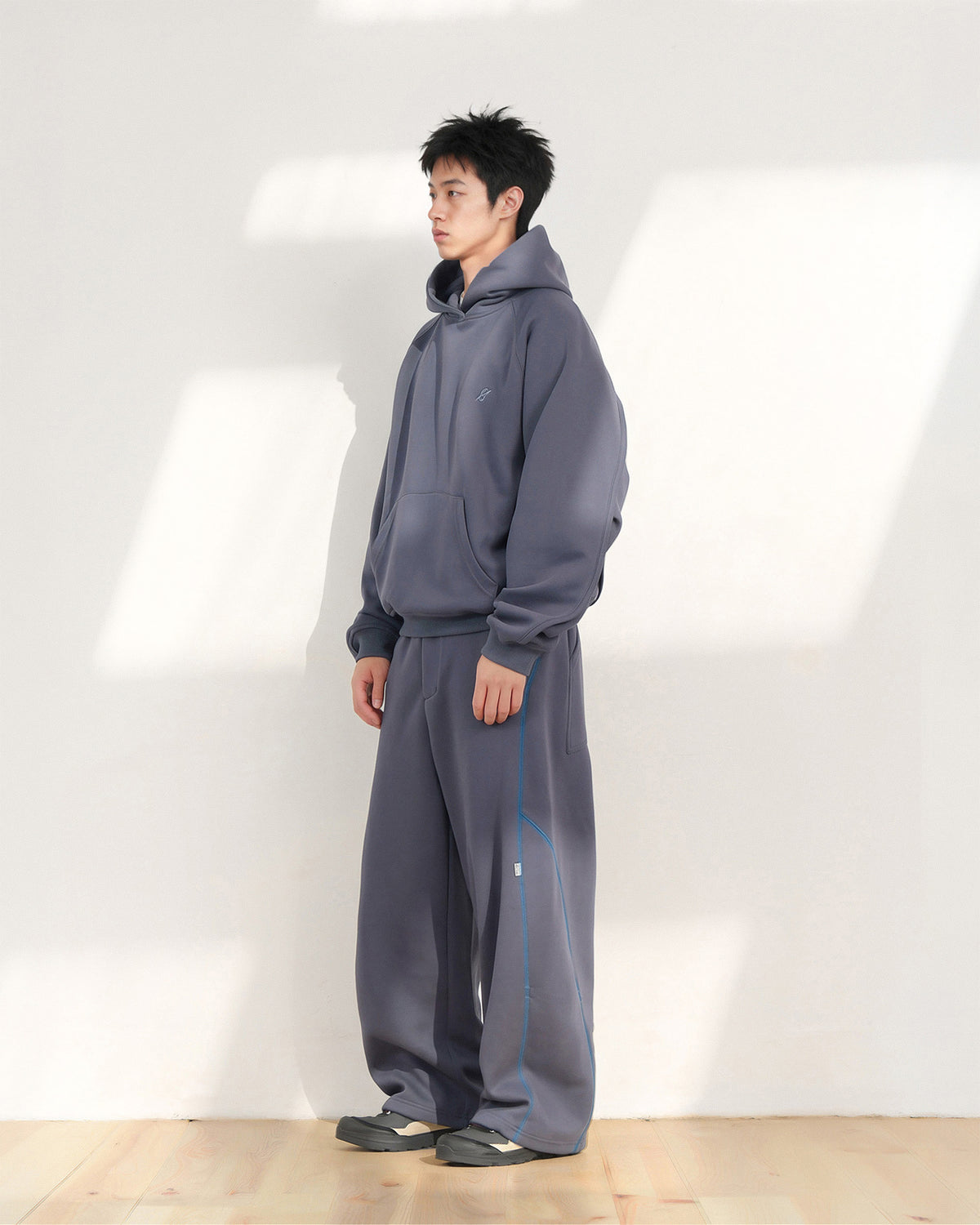 A26-PR-P / Arc Seam Sweat Pants (L-Blue)