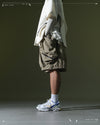 SS23 / 10 —  S23-069 Zip and Breathable Shorts (Khaki)