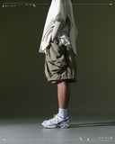 SS23 / 10 —  S23-069 Zip and Breathable Shorts (Khaki)