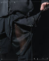 SS23 / 12 —  P23-129 Rollable Pocket Pants  (Black)