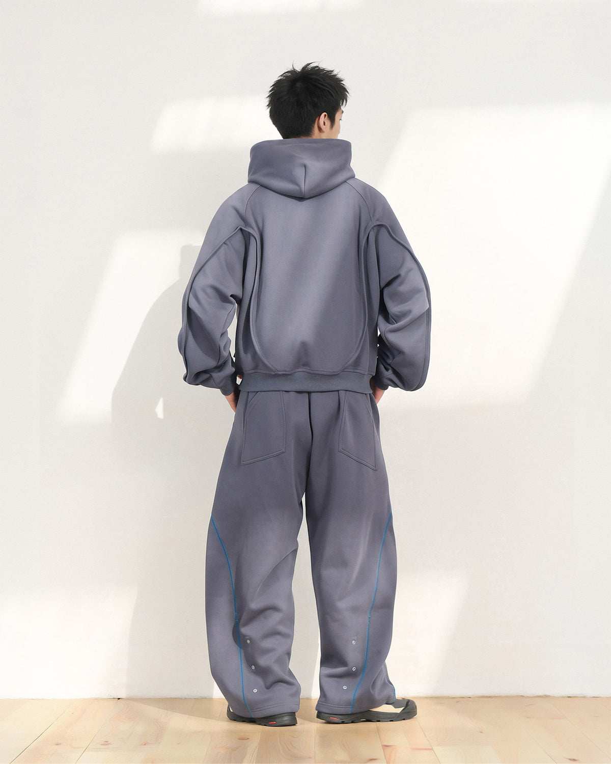 A26-PR-P / Arc Seam Sweat Pants (L-Blue)