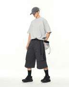 S26-PR-S2 / Layer Cutting Shorts (Grey)