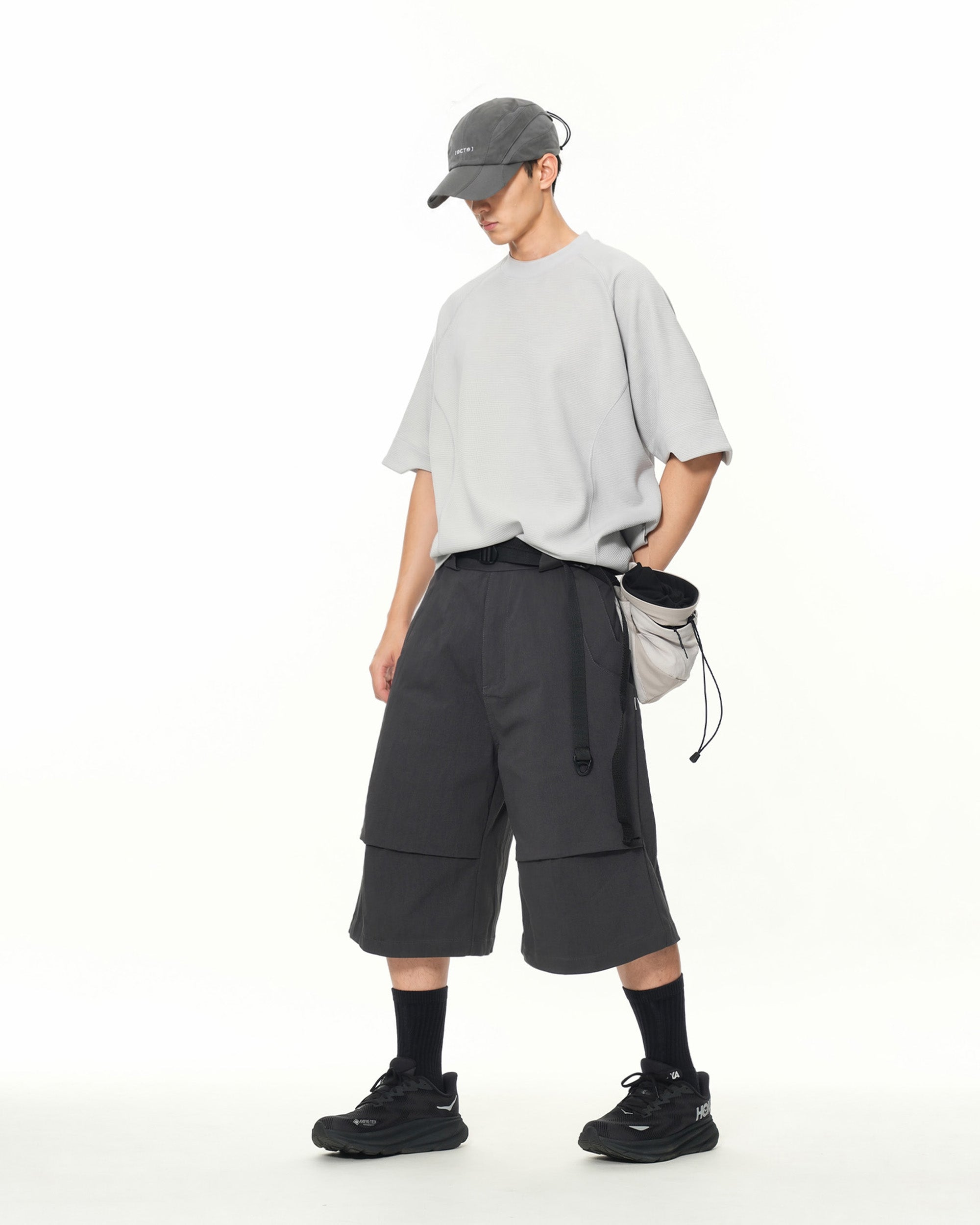 S26-PR-S2 / Layer Cutting Shorts (Grey)