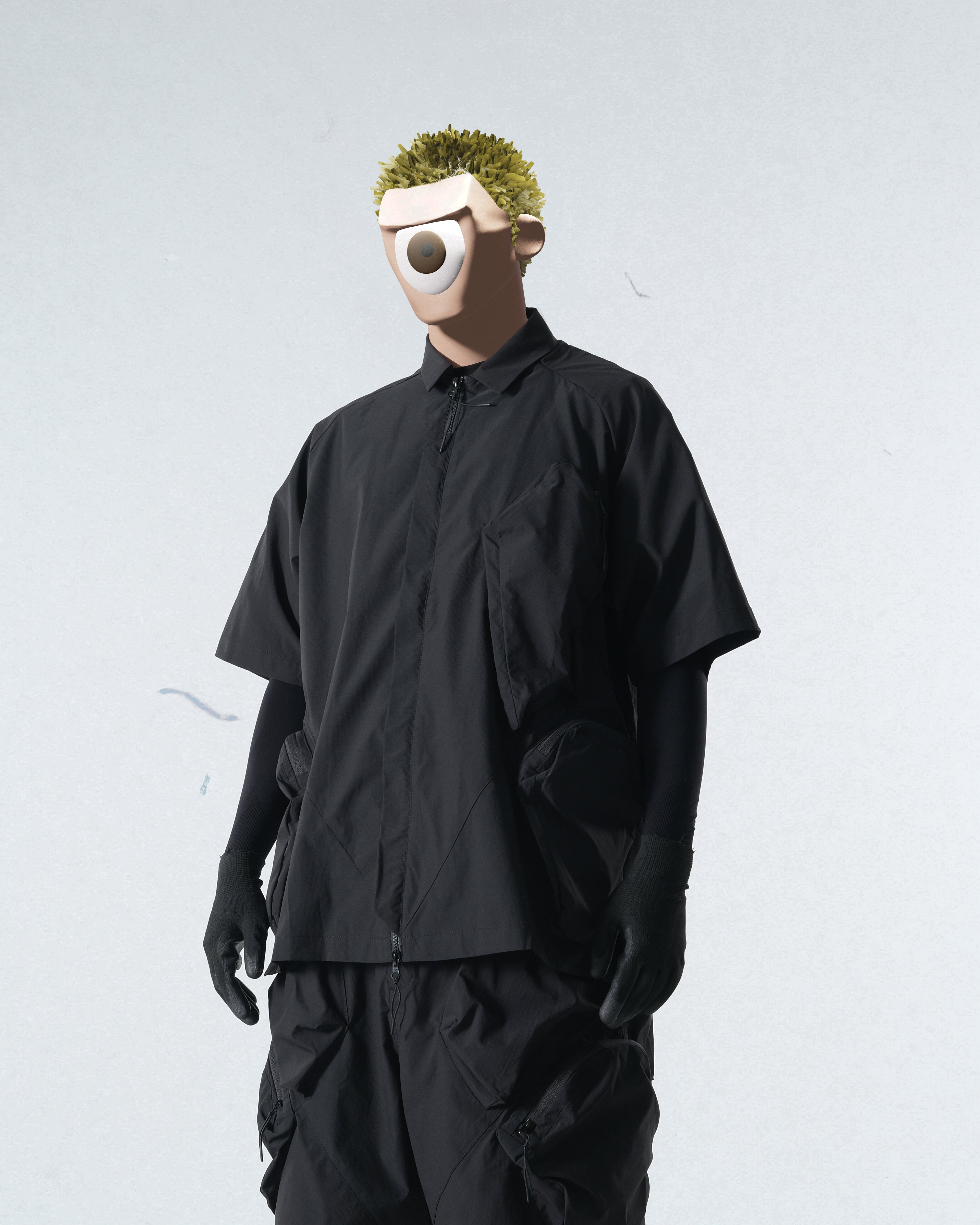 Capsule 03 / CST-118 Split Shirt  (Black)