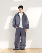 A26-PR-Z / Arc Seam Zip Hoodie (L-Blue)