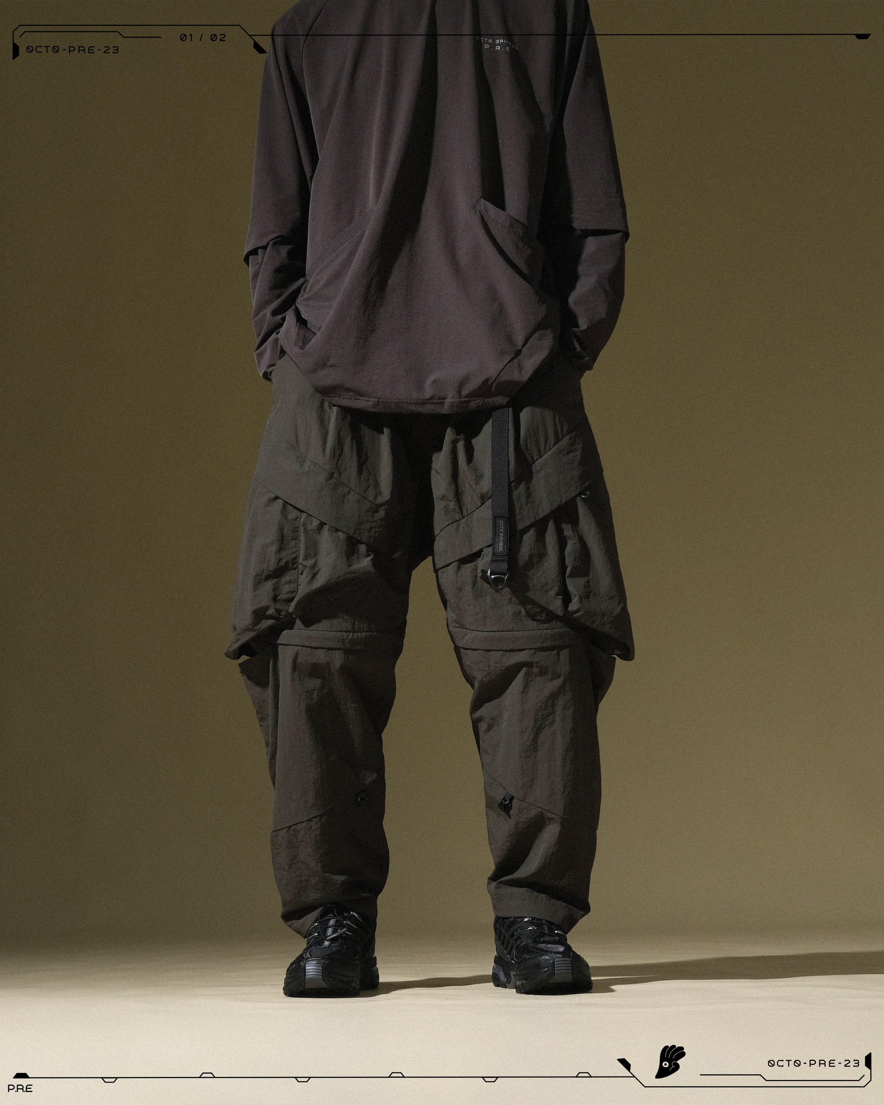 PRE - SEASON  —  PP23-021 Detachable Orb Pants  (Gauntlet Grey)