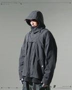 AW23 / 10 — T23-076  Detachable Mighty form Windbreaker (Dark Grey)