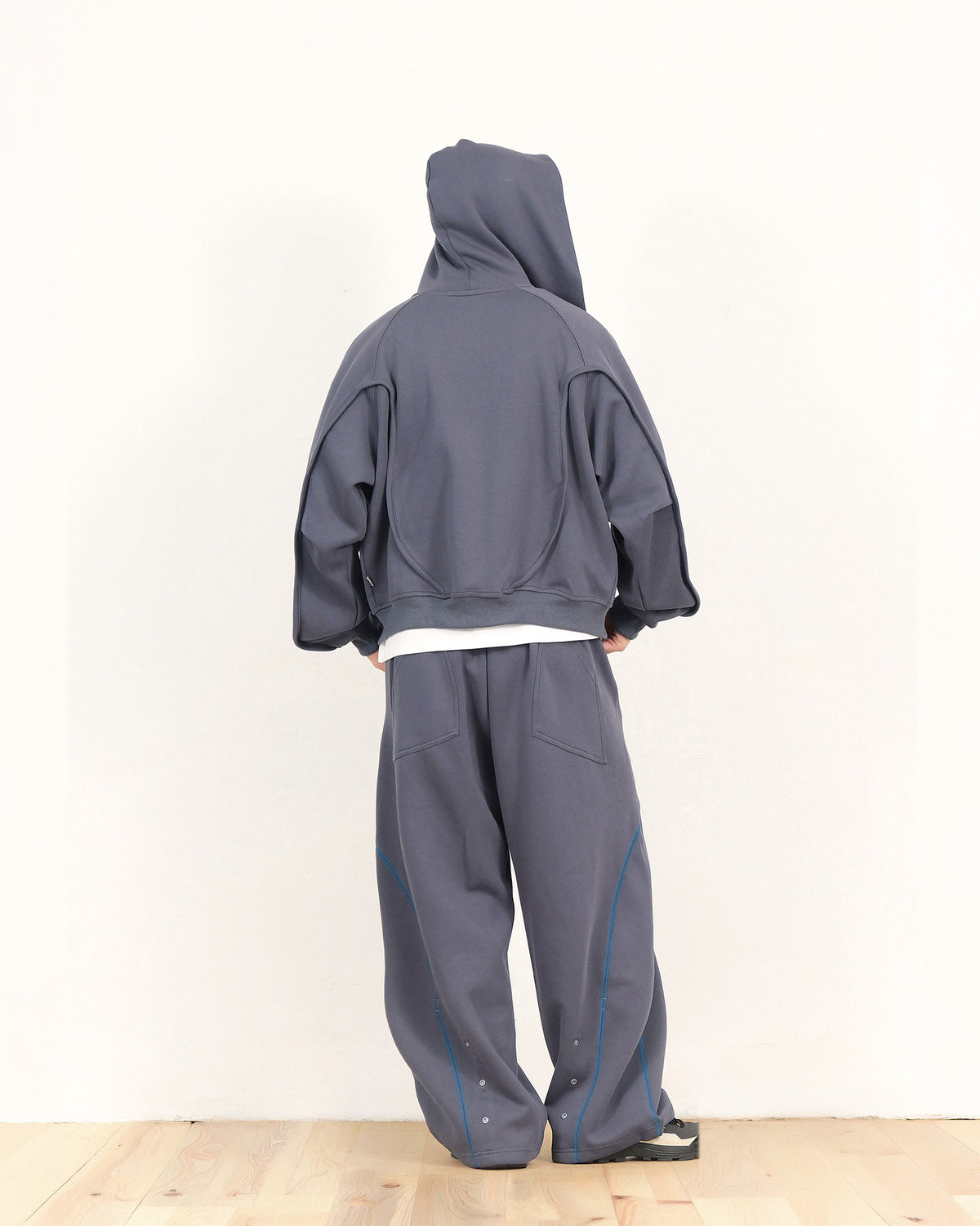 A26-PR-P / Arc Seam Sweat Pants (L-Blue)