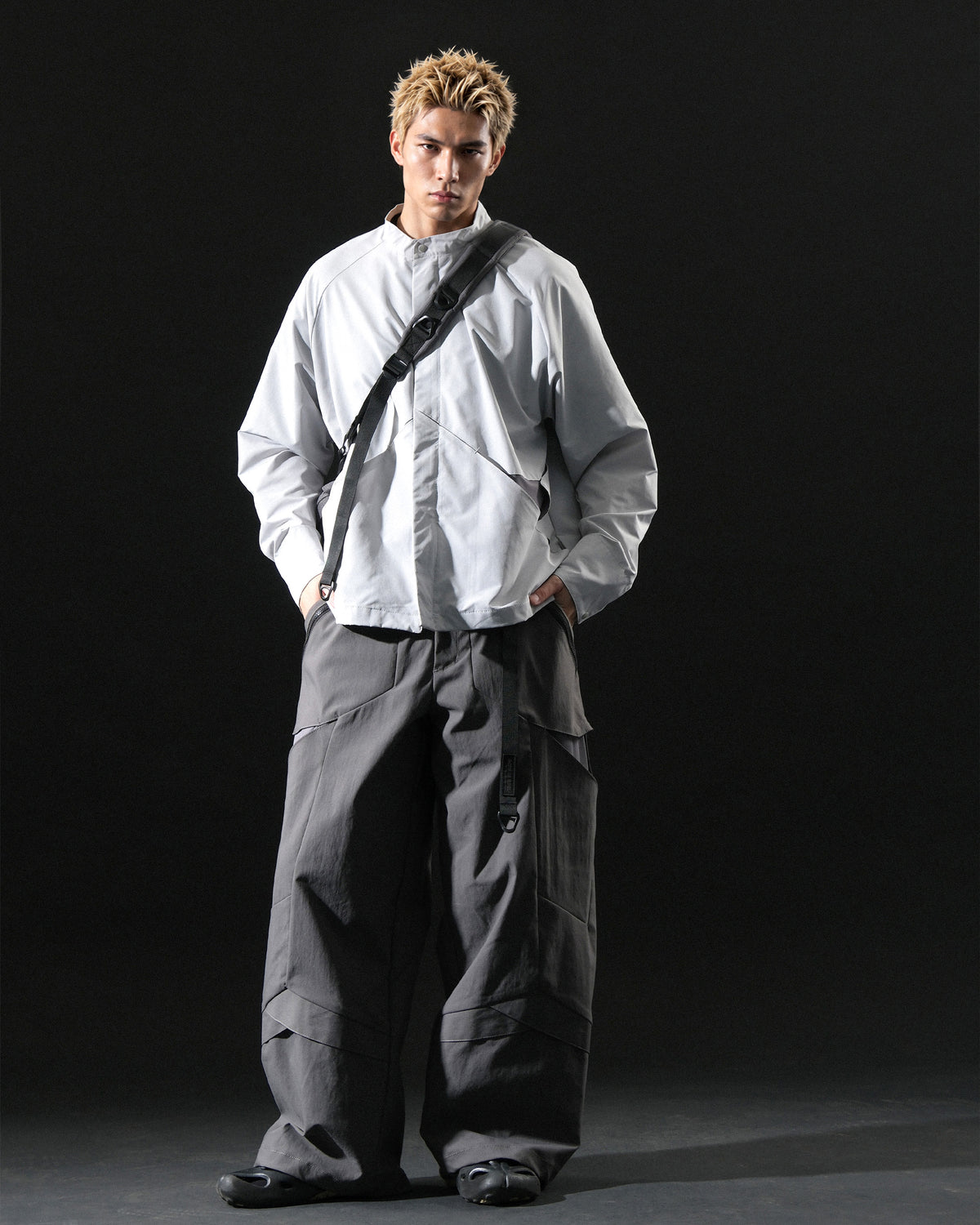 A26-S1-P / Visor Fold Panel Pants (Grey)