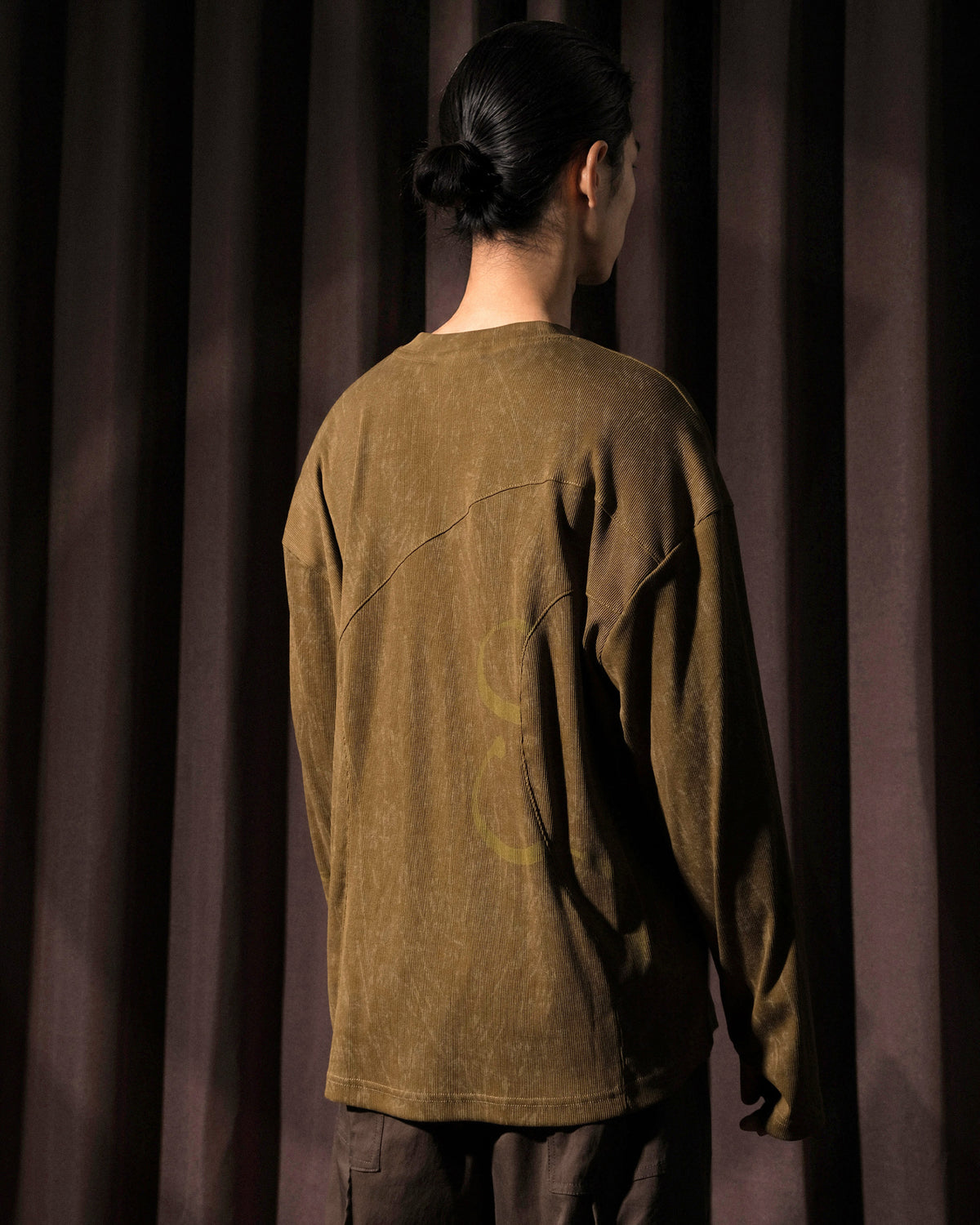 A26-SD1-T  / Faded Arc Long Tee (Brown)