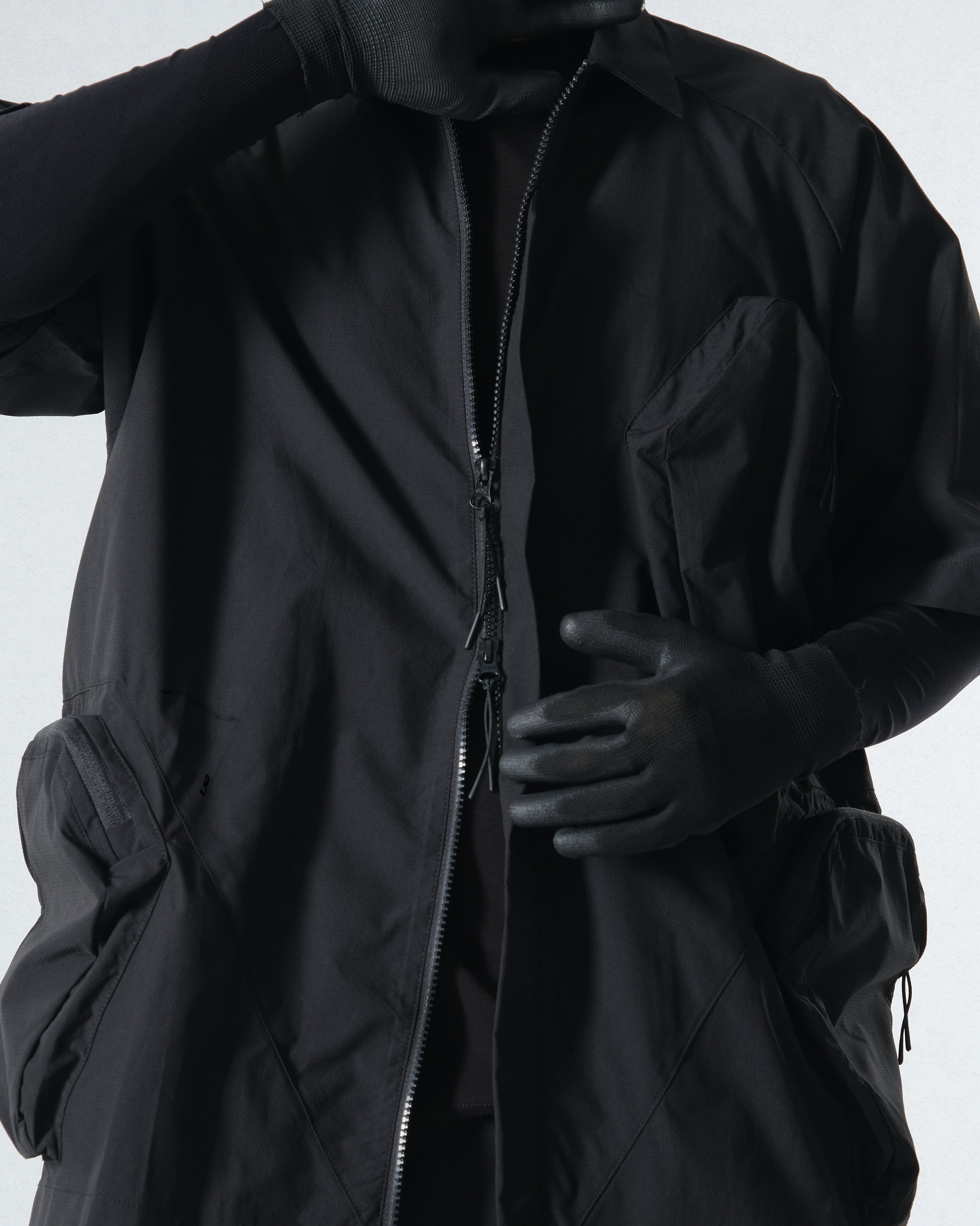 Capsule 03 / CST-118 Split Shirt  (Black)