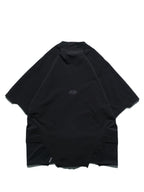 S24  / 03 —  T-01  Irregular Polygon Visor T-shirt  (Black)
