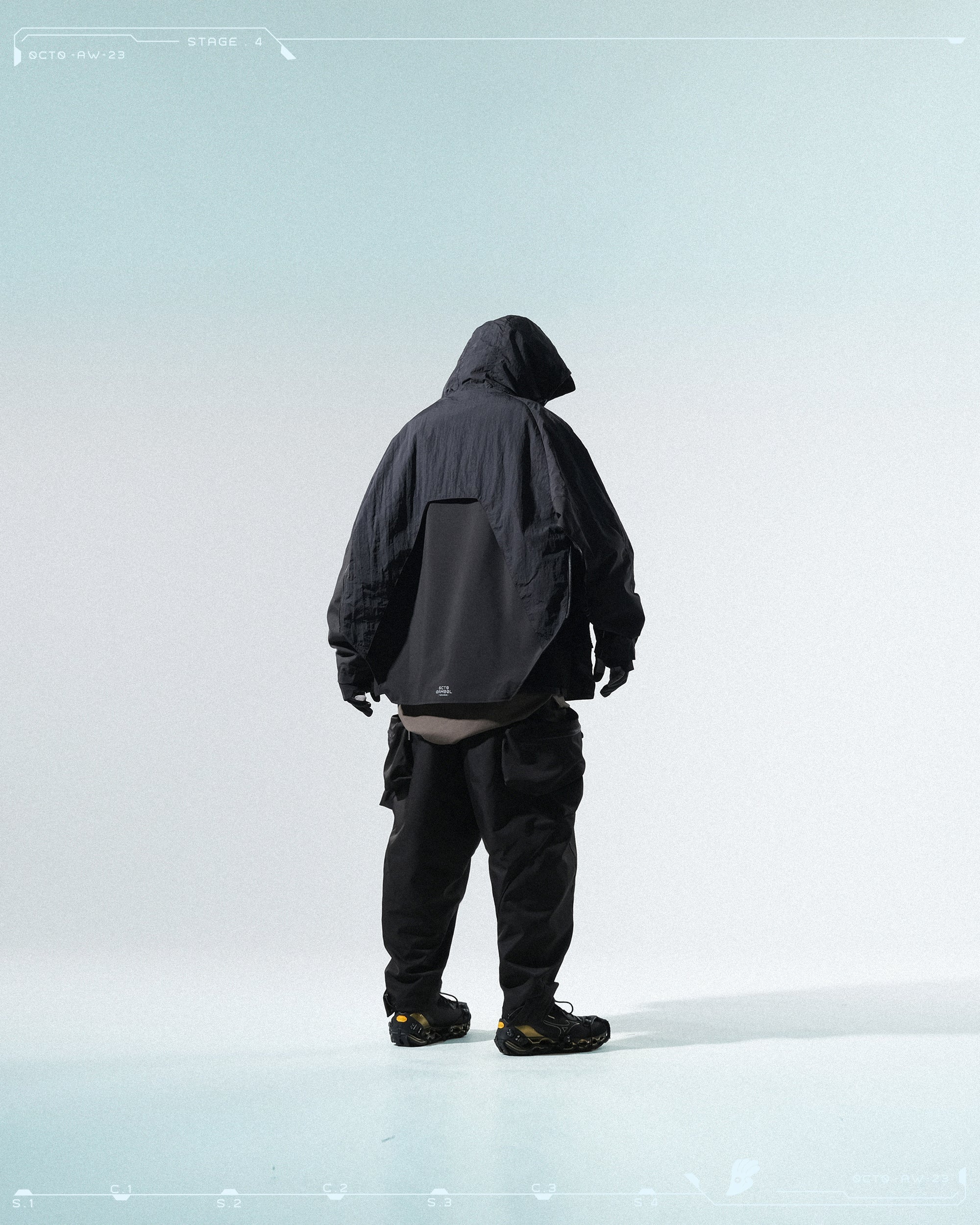 AW23 / 11 —J23-029   Ripple Tornado Pullover (Black)