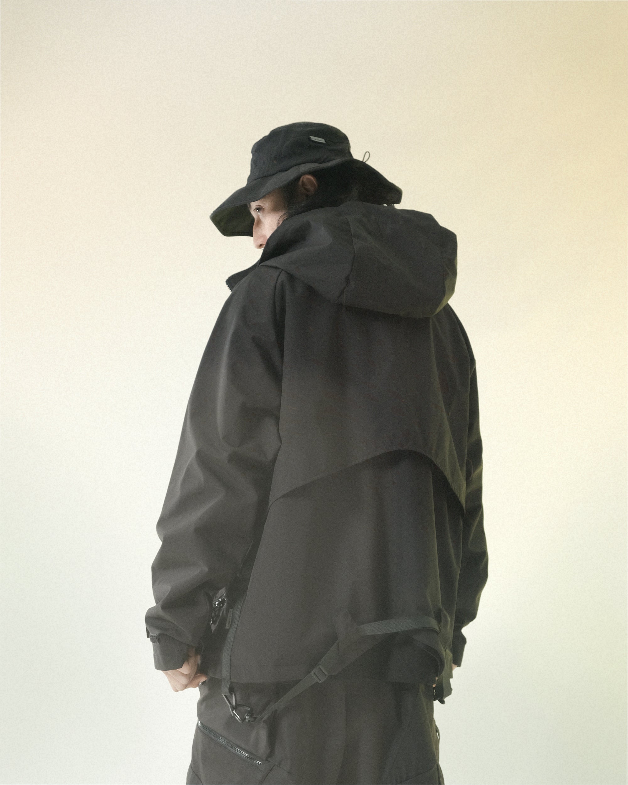 A24-J-02 Trapezoid Mighty Form Jacket (Black)