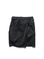 S24 / 07 — S-02  Hollow Tornado Shorts  (Black)
