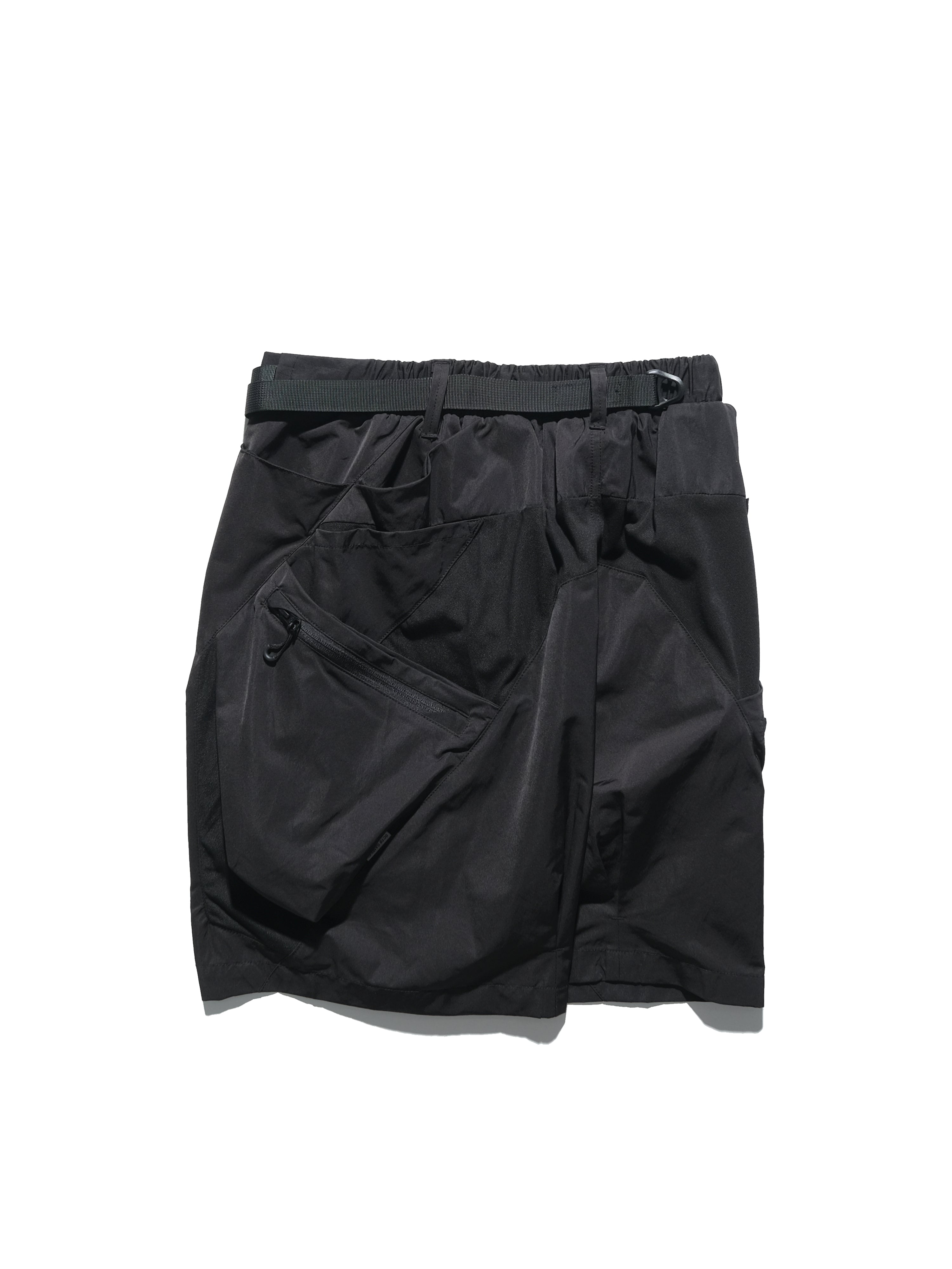 S24 / 07 — S-02  Hollow Tornado Shorts  (Black)