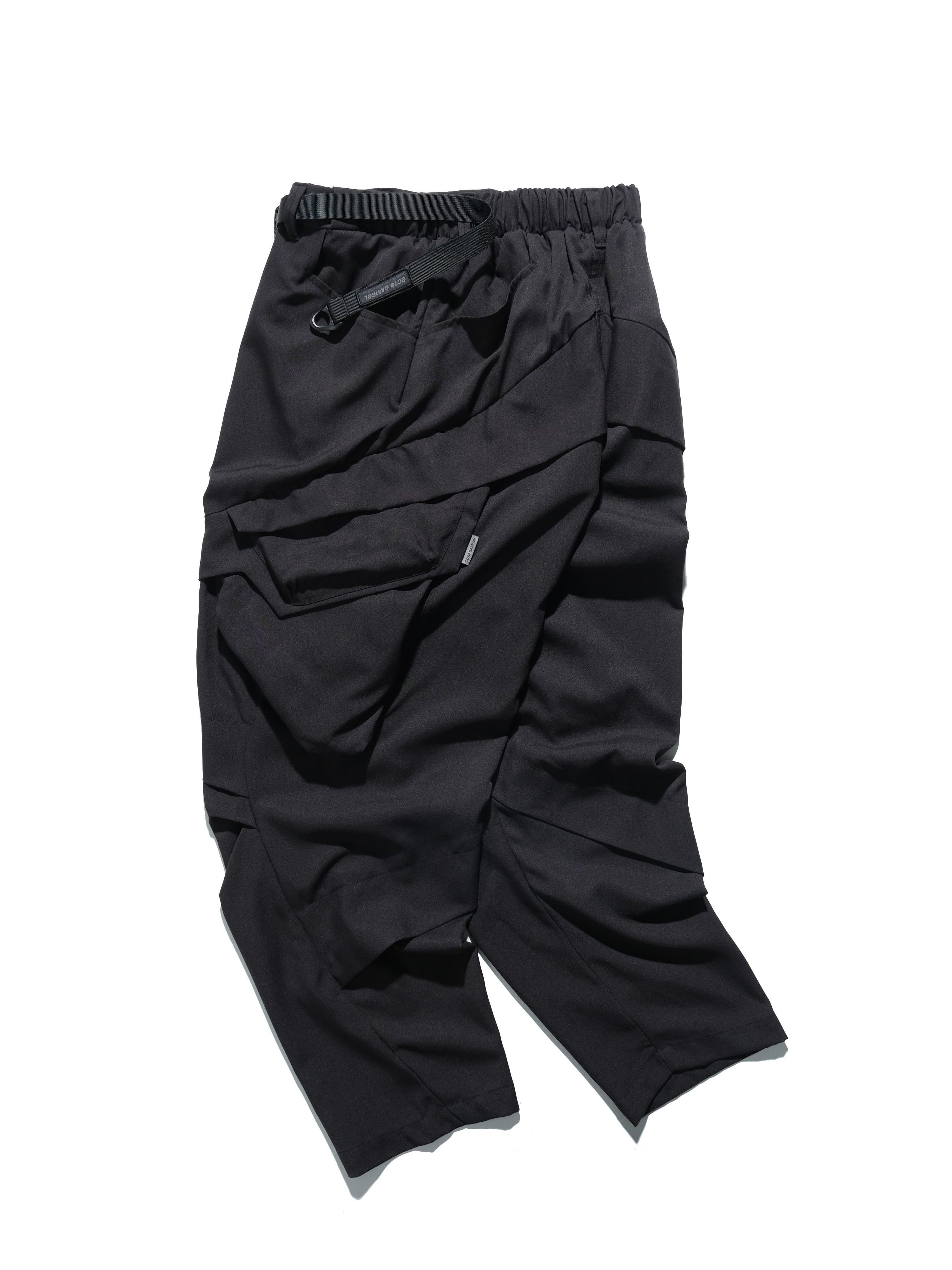 S24 / 04 — P -01  Radial Visor Orb Pants (Black)