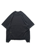 S24  / C-01T  TYPE OF SCALE Curve T-shirt  (Black)
