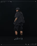 SS23 / 14 —  S23-070 Penetrate Pocket Shorts  (Black)