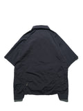 S24  / C-01ST  TYPE OF SCALE Zip Shirt  (Black)