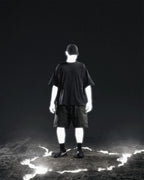 S26-PR-S1/ Light Twill Utility Shorts (Black)