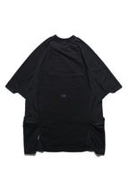 S24  / 06 —  T-02  Double Splicing Tornado T-shirt  (Black)