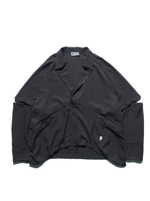 PRE - SEASON  —S24 PS-01J Detachable Sleeves Blazer  (Black)