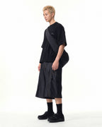 S26-C2-B / Offset Void Crescent Bag (Black)