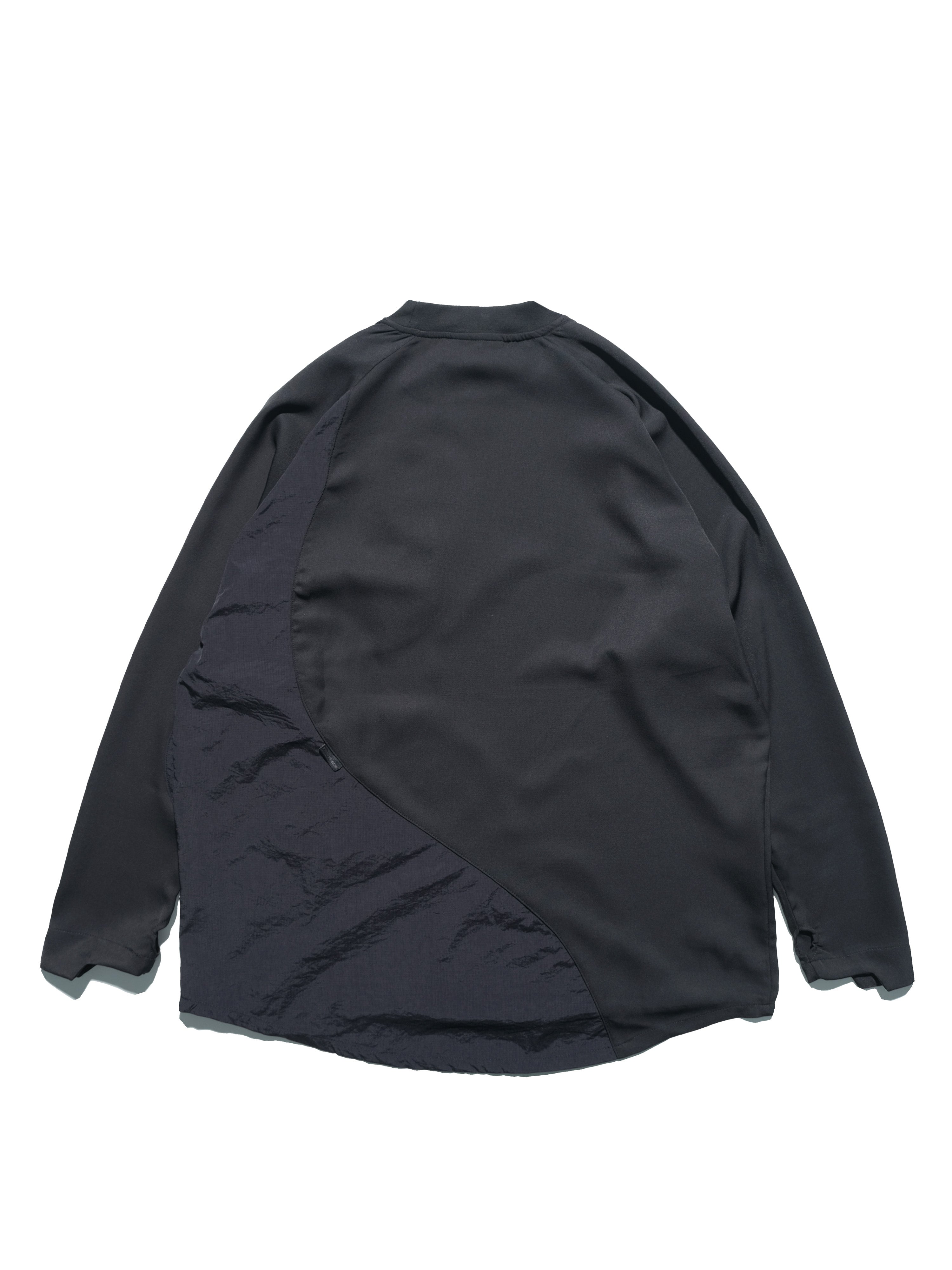 Capsule 03 / CST-124 Psammite Nylon Long Sleeve T-shirt  (Black)