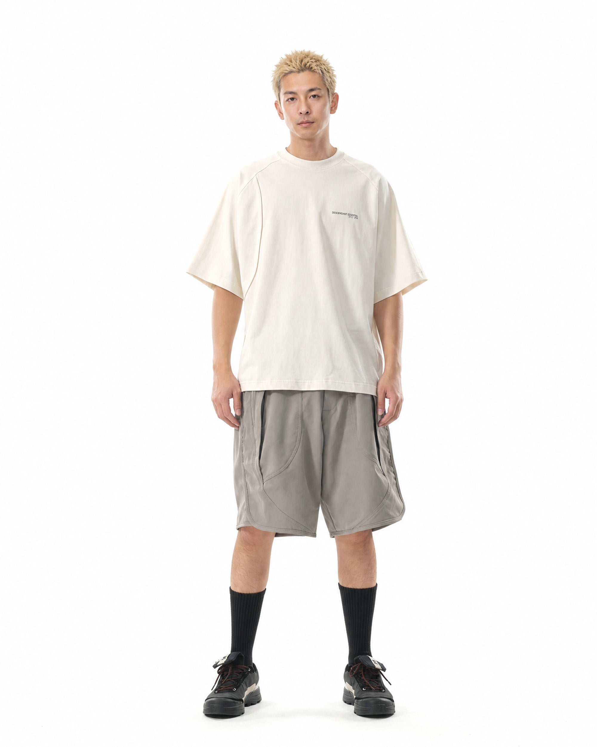 S26-C1-T1 / Discrete Signal Graphic Tee (White)