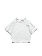 OCTO x SENSE S25-OS-WT1 Zip Cropped Top (Cream)