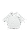 OCTO x SENSE S25-OS-WT1 Zip Cropped Top (Cream)