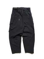 S1 A24-P-01  AngleCut Visor Camber cone Pants (Black)