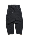 S1 A24-P-01  AngleCut Visor Camber cone Pants (Black)
