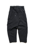 S1 A24-P-01  AngleCut Visor Camber cone Pants (Black)