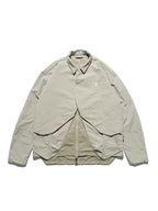 AW23 / 01 — T23-073  Trapezoidal Stereo Visor Shirt (Sand)