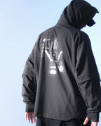 S1 A24-H-01 PixelPulse Visor Hoodies (Black)