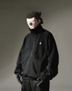 A24-CS-02-H Aura Curved Pullover (Black)