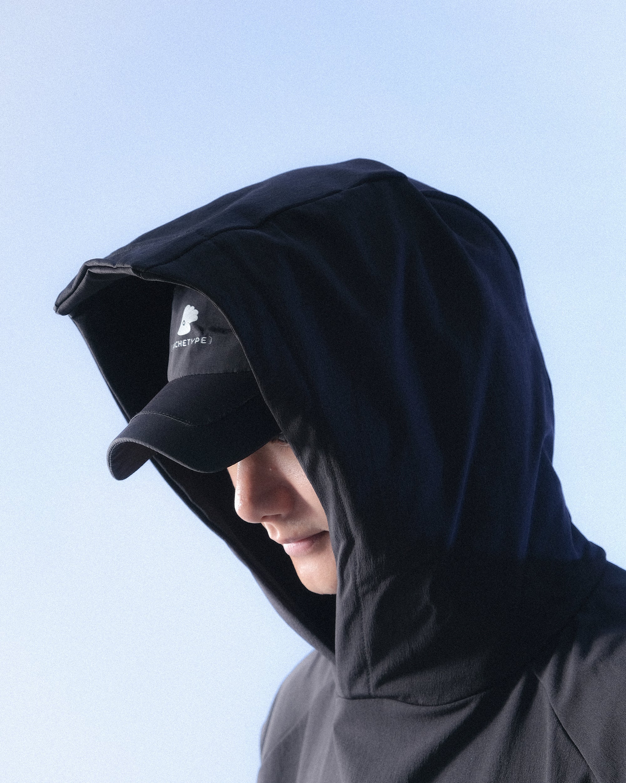 S1 A24-H-01 PixelPulse Visor Hoodies (Black)