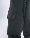 PRE-A24-PS-P1  Linear Vertical Sukkiri Pants(Black)