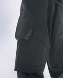 PRE-A24-PS-P1  Linear Vertical Sukkiri Pants(Black)