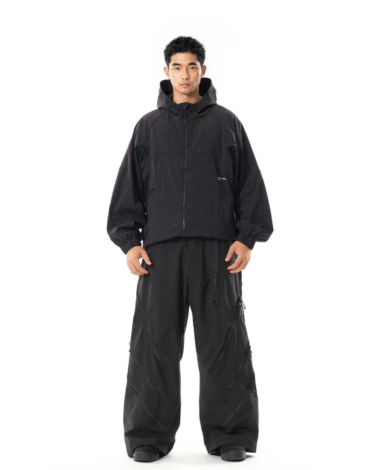 A26-PRE-J / Air Wing Hooded Jacket (Black)