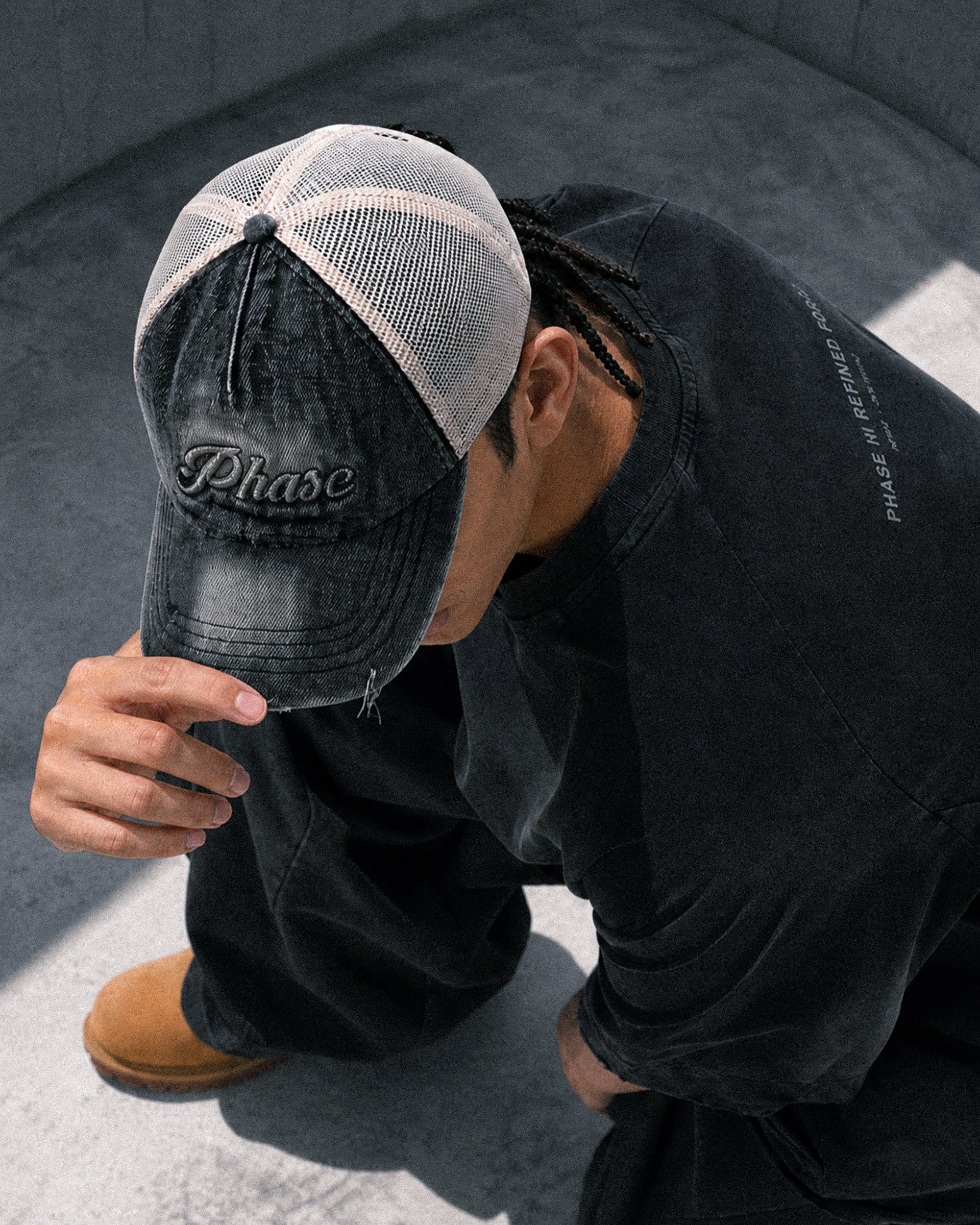 S26-OS-C / OCTO X Sense Trucker Cap(Black)